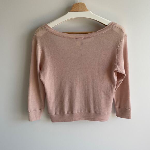 KristenseN Du Nord Sweater Womens Soft Pink Cardigan Size‎ XL Quiet Luxury Nwt - Picture 2 of 12
